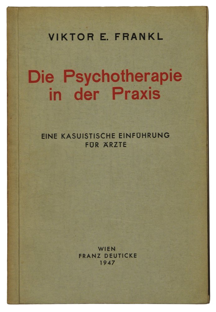 Tapa de la primera edición de Die Psychotherapie in der Praxis, Viena 1947